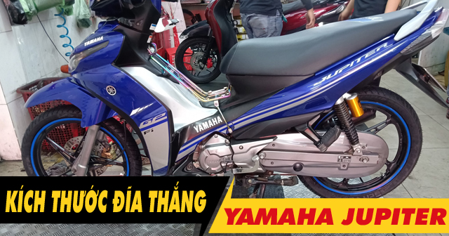 Kích thước đĩa thắng trước Jupiter bao nhiêu? Thay loại nào phù hợp?