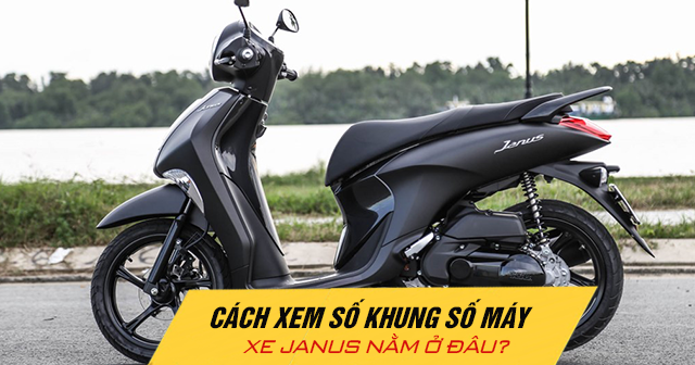 Cách xem số khung số máy xe Janus nằm ở đâu?