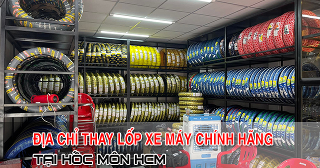 Địa chỉ thay vỏ lốp xe máy tại Bà Điểm chính hãng giá tốt