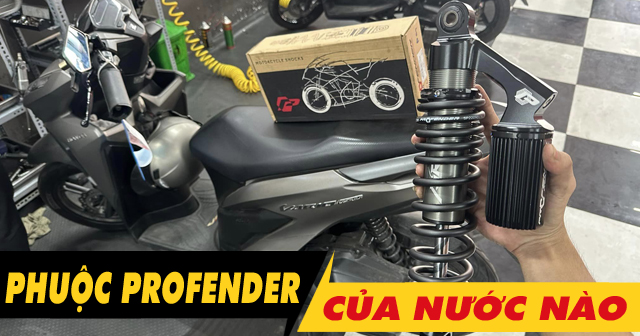 Phuộc Profender của nước nào sản xuất? Có tốt không?