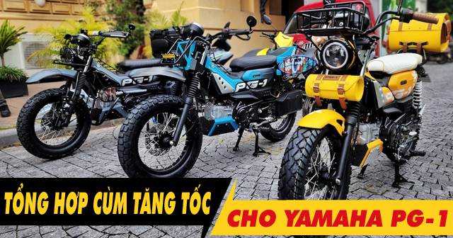 Tổng hợp cùm tăng tốc Domino cho xe Yamaha PG-1 mới hiện nay