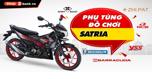 Top 5 đồ chơi xe Satria bán chạy 32Wing32 năm 2026