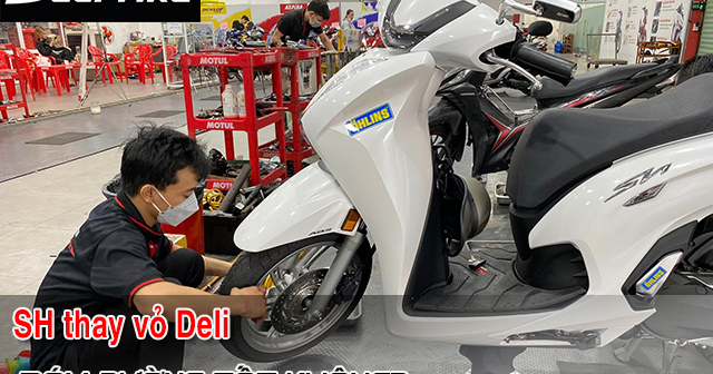 Honda SH 160i-125i thay lốp Deli Urban Grip bám đường có tốt không? 