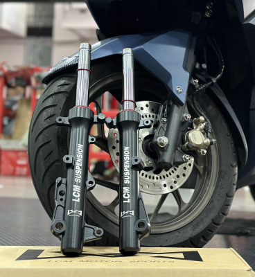 Phuộc trước LCM ty bạc cho Vario 160, Click 160