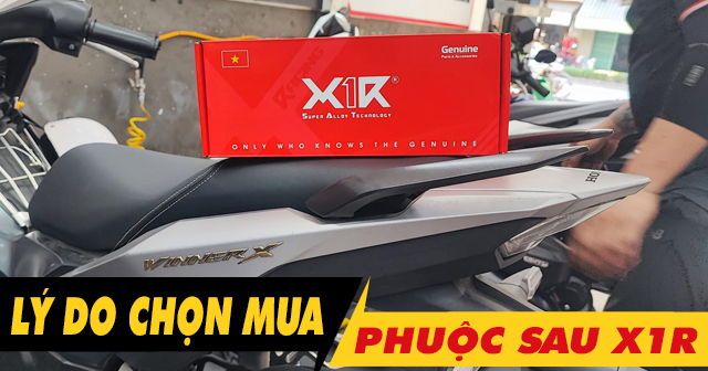 4 Lý do bạn nên chọn mua phuộc X1R cho xe máy của mình
