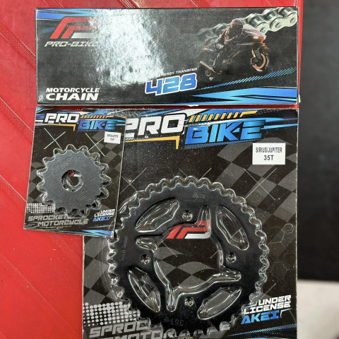 Bộ nhông sên dĩa Pro-Bike cho Sirius 15T - 35T -  Sên 428 