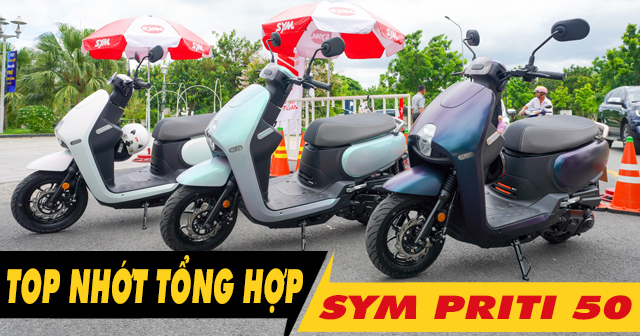 Top 5 loại nhớt tổng hợp 100% cho xe SYM Priti 50