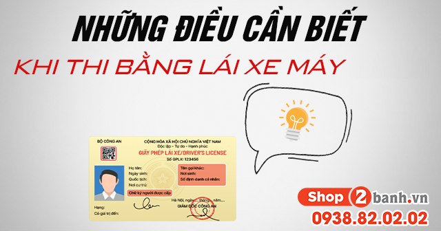 Những điều cần biết khi thi bằng lái xe máy 2026