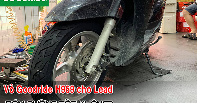 Honda Lead thay vỏ Goodride H969 có bám đường tốt không? 