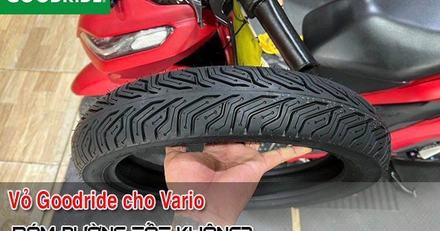 Thay vỏ Goodride cho Vario loại nào bám đường tốt?