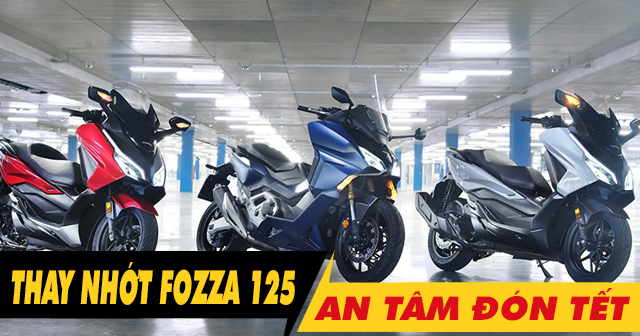 Chọn dầu nhớt tốt cho Fozza 125 thay dịp cuối năm an tâm đón tết 2026