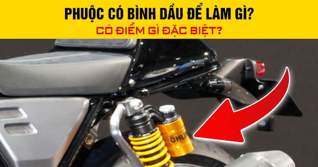 Phuộc có bình dầu để làm gì? Có điểm gì đặc biệt?