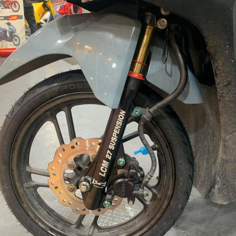 Phuộc trước LCM cho Vario, Click ty vàng/titan