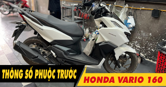 Phuộc trước Vario 160 có đường kính ty phuộc là bao nhiêu?