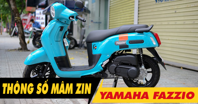 Thông số mâm zin Yamaha Fazzio 125 là bao nhiêu? 