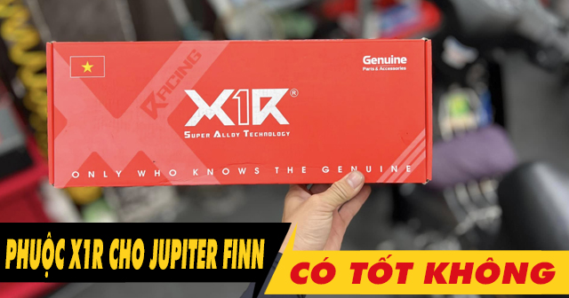 Tư vấn lên phuộc sau X1R cho xe Jupiter Finn có tốt không?