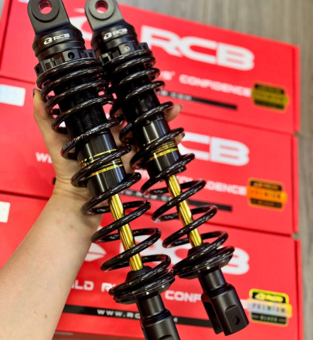 Phuộc RCB C2 đen ty vàng cho Honda Air Blade chính hãng