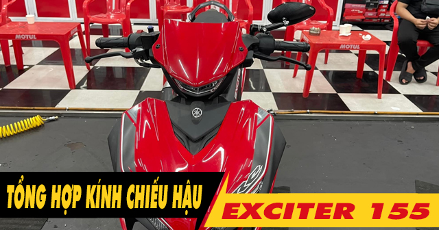 Top 6 kính chiếu hậu Exciter 155 đẹp bán chạy 32Wing32 năm 2026