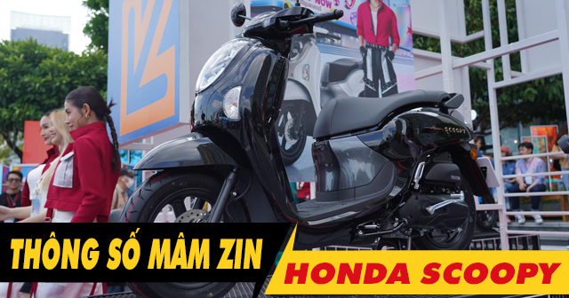 Thông số mâm zin Honda Scoopy là bao nhiêu inch?