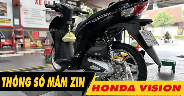 Thông số mâm zin Vision 2026 là bao nhiêu inch?