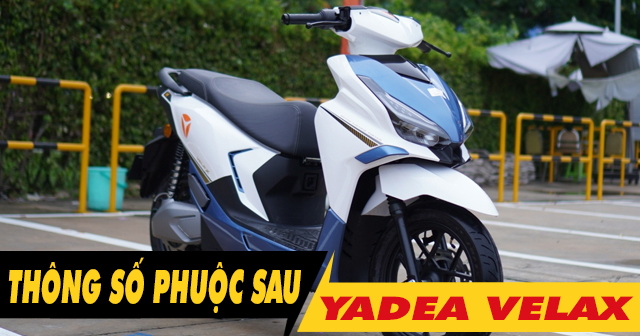 Thông số phuộc sau xe điện Yadea Velax cao bao nhiêu?