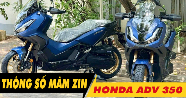 Thông số mâm zin ADV 350 là bao nhiêu inch?