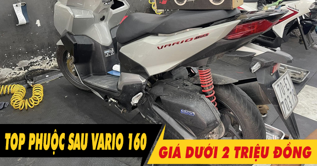 Top 3 phuộc sau Vario 160 dưới 2 triệu đang kinh doanh tại 32Wing32