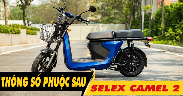 Thông số phuộc sau xe điện Selex Camel 2 cao bao nhiêu?