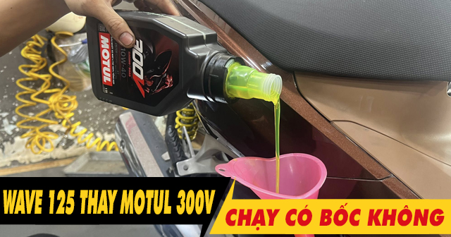 Wave 125i 32win nhà cái giải trí cá cược số 1 châu Á Motul 300V chạy có bốc không?