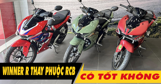 Honda Winner R thay phuộc sau RCB có tốt không?