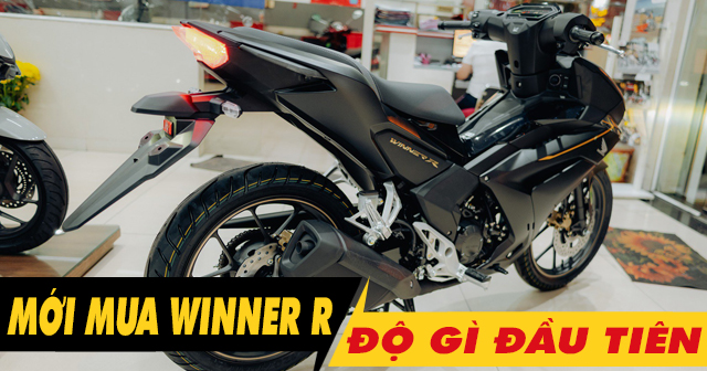 Mới mua xe Honda Winner R 2026 nên độ gì đầu tiên?