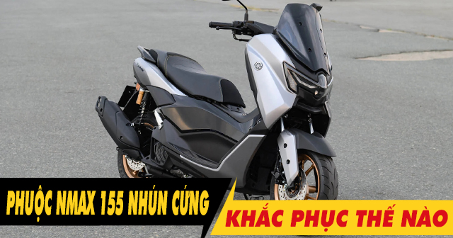 Phuộc sau xe Yamaha Nmax 155 bị cứng, ít nhún phải làm sao?