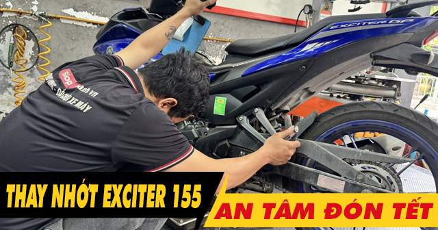 Chọn dầu nhớt tốt cho Exciter 155 thay dịp cuối năm an tâm đón Tết 2026