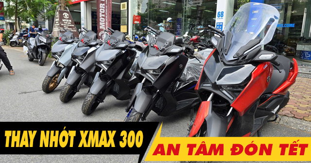 Chọn dầu nhớt tốt cho Xmax 300 thay dịp cuối năm an tâm đón Tết 2026