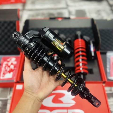 Phuộc RCB Flow S ty vàng cho Vario 160, Click 160 chính hãng