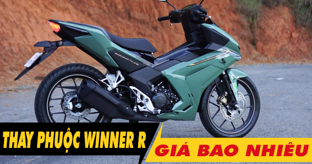 Thay phuộc nhún sau xe Winner R giá bao nhiêu?