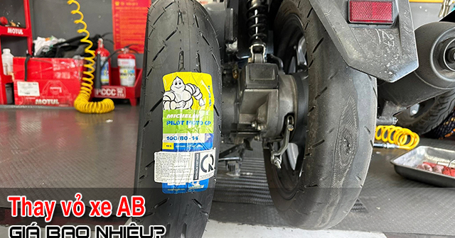 Thay vỏ xe AB giá bao nhiêu? Thay ở đâu uy tín TPHCM?