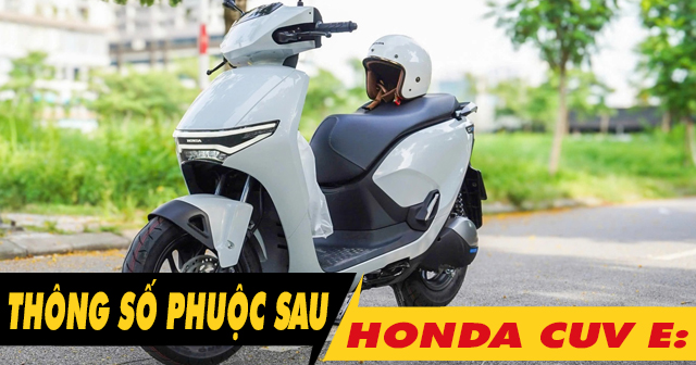 Thông số phuộc sau xe điện Honda CUV e: cao bao nhiêu?