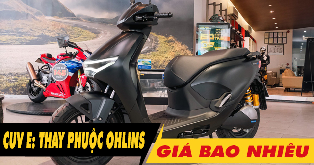 Tư vấn lên phuộc Ohlins cho Honda CUV e: giá bao nhiêu?