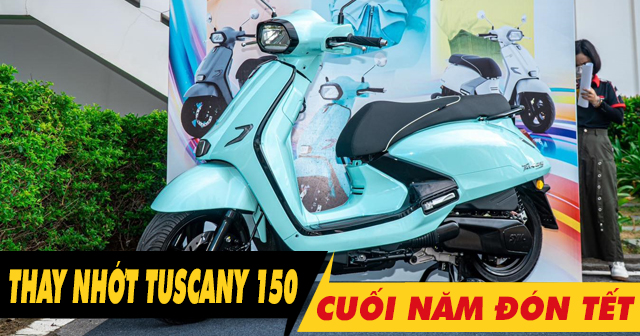 Chọn dầu nhớt tốt cho Tuscany 150 thay dịp cuối năm an tâm đón Tết 2026