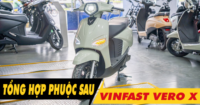 Tổng hợp phuộc sau xe điện Vero X nhún êm mới hiện nay
