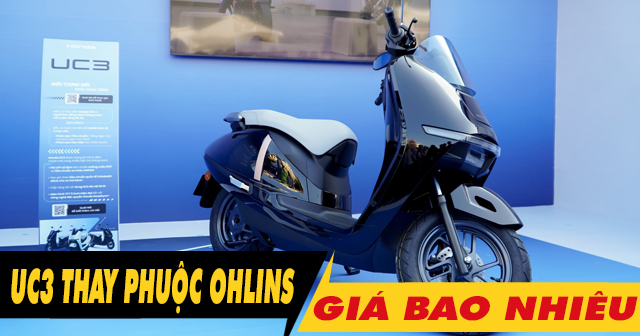 Tư vấn lên phuộc Ohlins cho Honda UC3 giá bao nhiêu?
