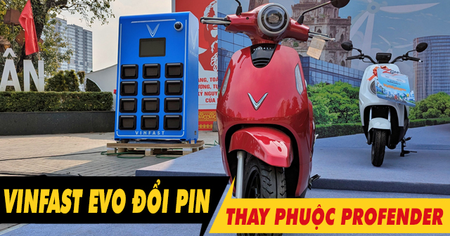 Tư vấn lên phuộc Profender cho Evo đổi pin có tốt không?