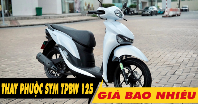 Thay nhún giảm xóc sau xe SYM TPBW 125 giá bao nhiêu?