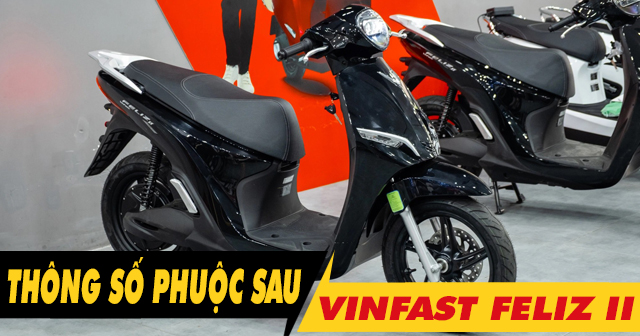 Thông số phuộc sau xe Feliz II cao bao nhiêu cm?