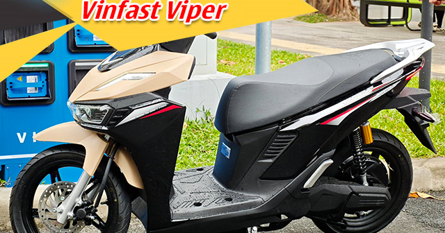 Thông số vỏ xe điện Vinfast Viper size bao nhiêu?