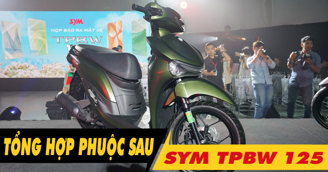 Tổng hợp phuộc sau xe SYM TPBW 125 nhún êm mới hiện nay