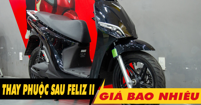 Thay nhún giảm xóc sau xe Feliz II giá bao nhiêu?