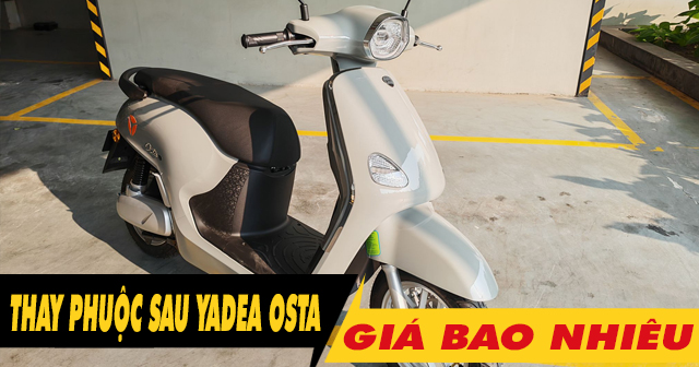 Thay nhún giảm xóc xe Yadea Osta giá bao nhiêu?
