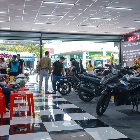 Cục chớp xinhan kêu tok tok Sunfa cho xe điện Vinfast Vero X